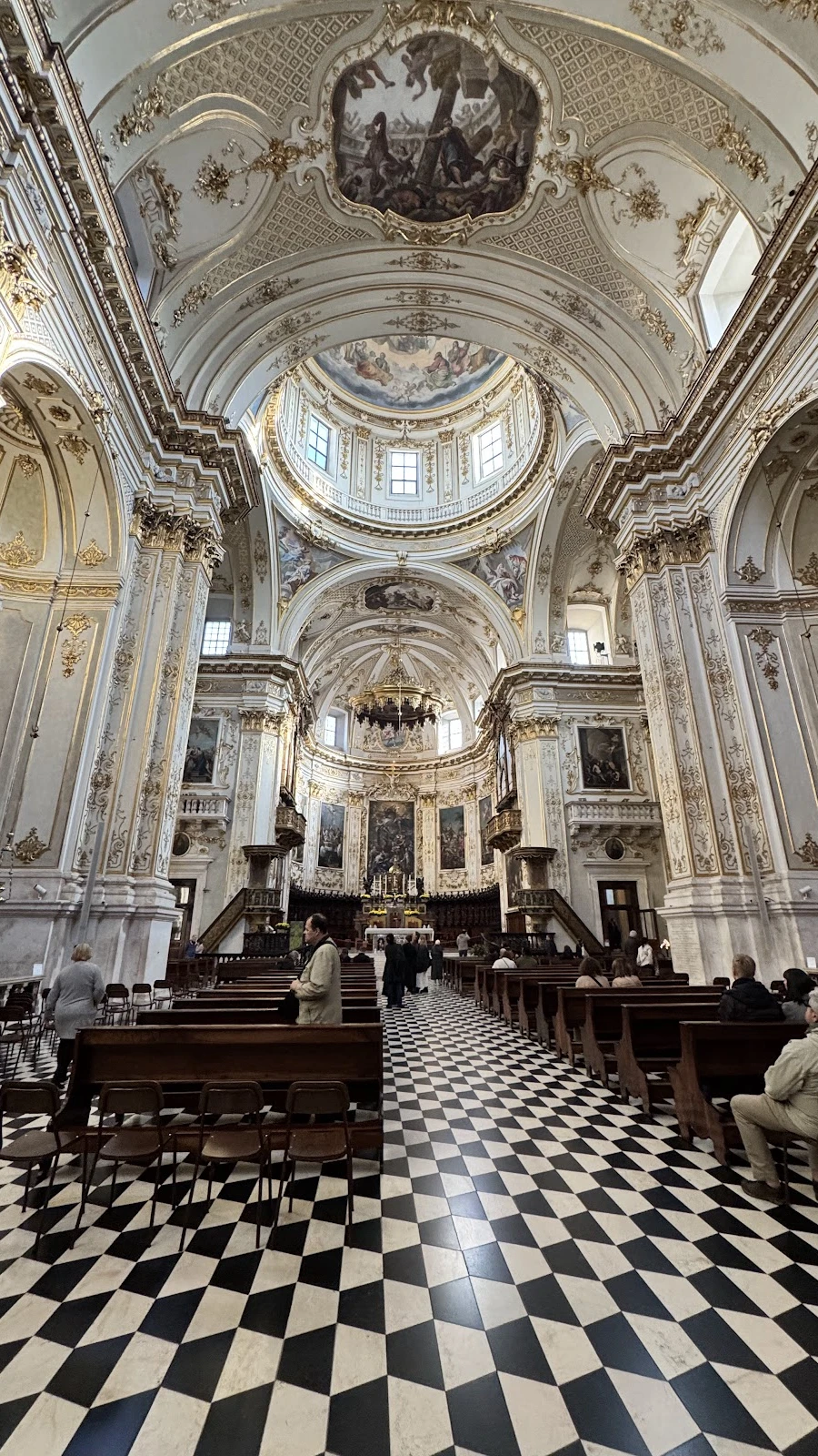 Basilica di Santa Maria Maggiore Bergamo exterior with Romanesque facade and historic Piazza Duomo