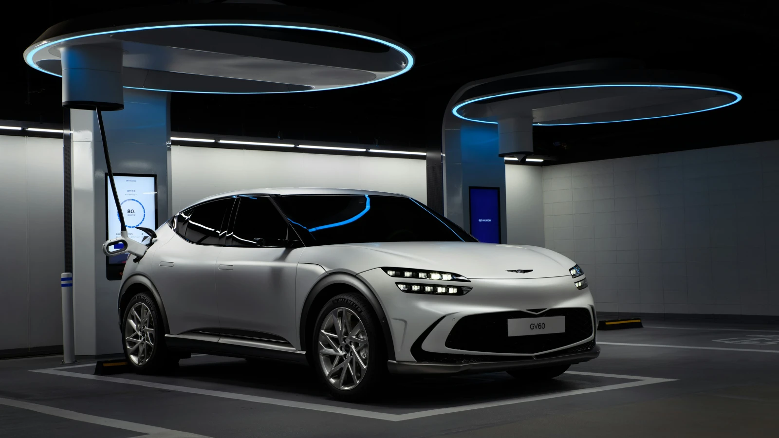 White sports car available for rental in Bergamo showroom for premium driving experience